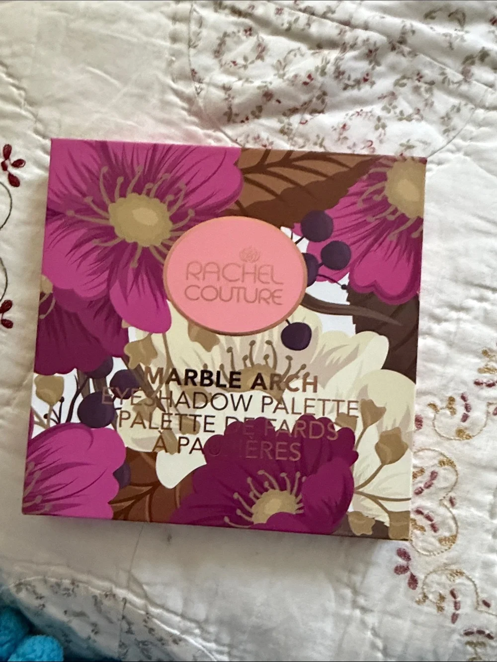 16-Color Eyeshadow Palette - Warm Neutrals & Purples